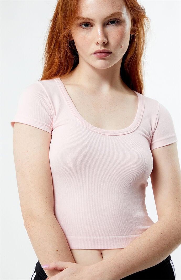 Womens Seamless Scoop Top Product Image