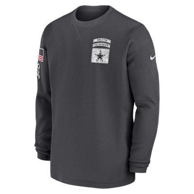 Dallas Cowboys Salute to Service Edge Lockup Men's Nike NFL Long-Sleeve Top Product Image