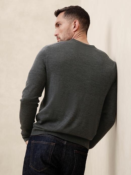 Merino V-Neck Sweater Product Image