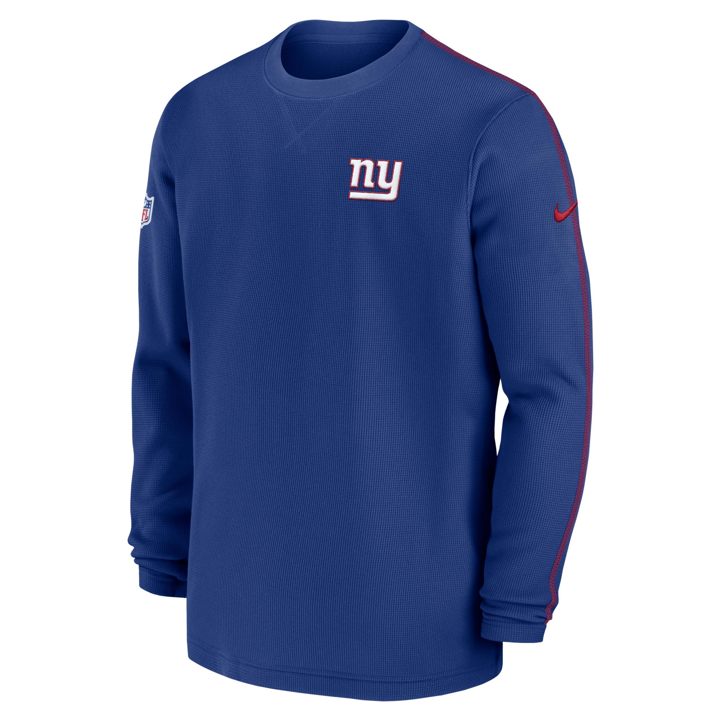 New York Giants Sideline Coach Menâs Nike Men's NFL Long-Sleeve Top Product Image