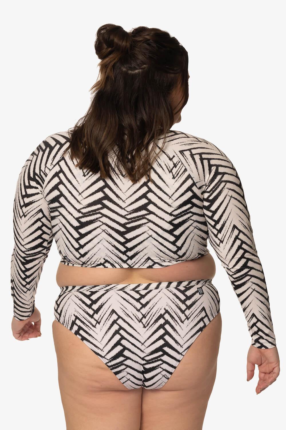 Moana Long Sleeved Crop Rashie - Pacific Product Image