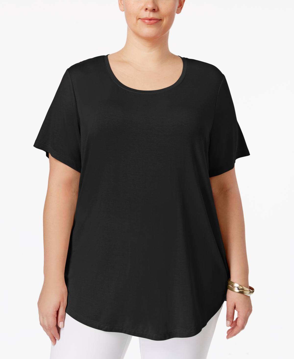 Jm Collection Plus Size Short-Sleeve Top, Created for Macys Product Image