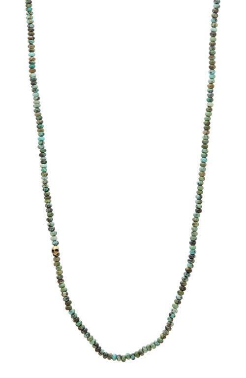 John Varvatos Skull Turquoise Necklace Product Image