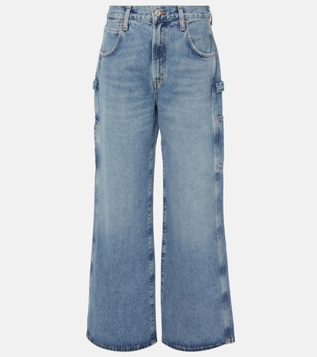 AGOLDE Magda Carpenter Jeans In Entrance Mid Vintind Product Image