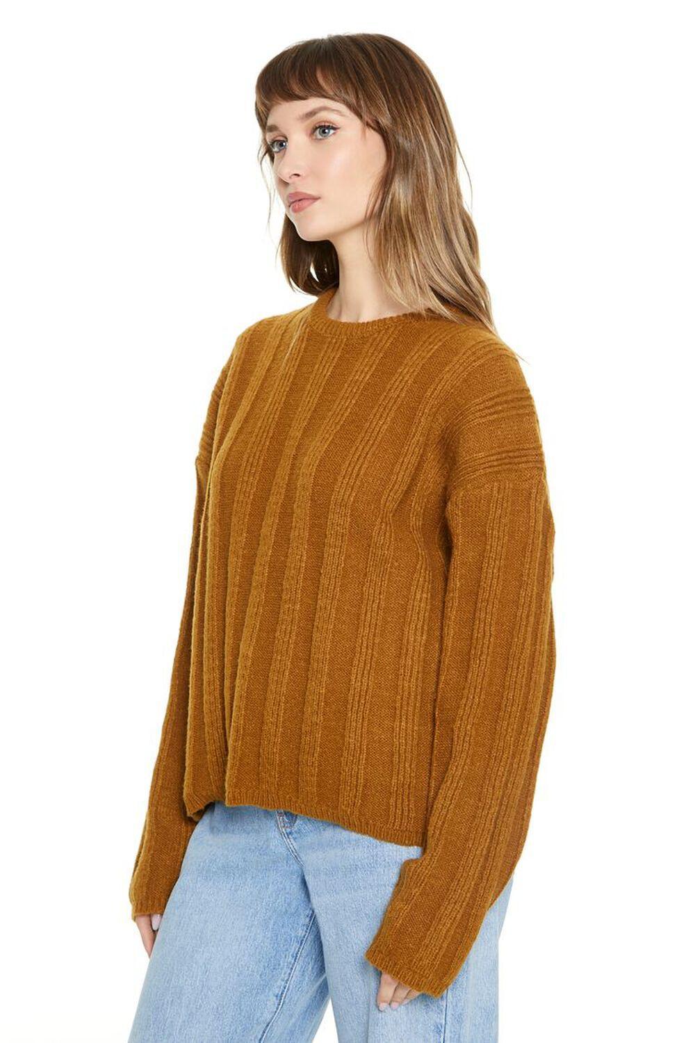 Ribbed Drop-Sleeve Sweater | Forever 21 Product Image