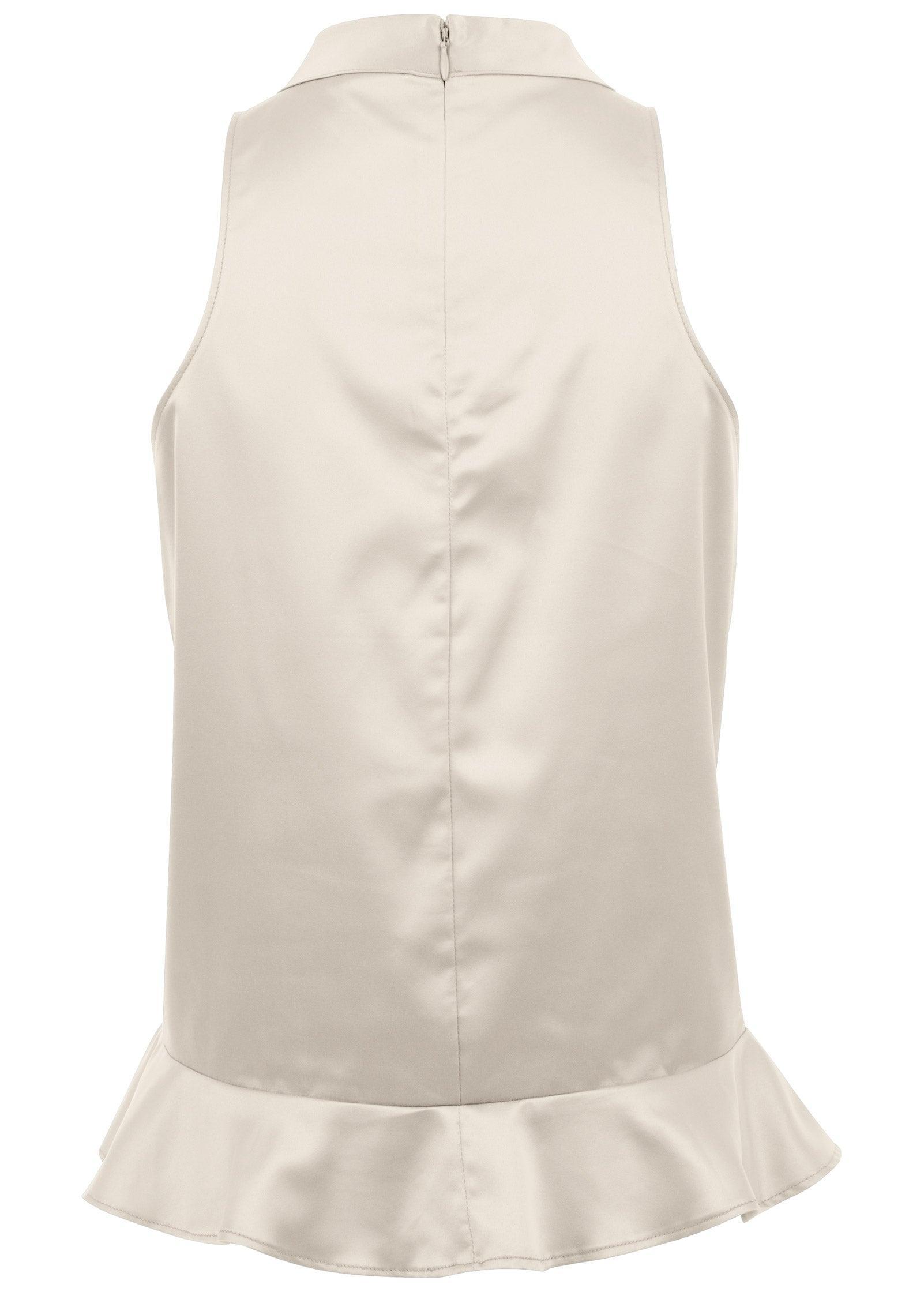 Peplum Top - Off White Product Image