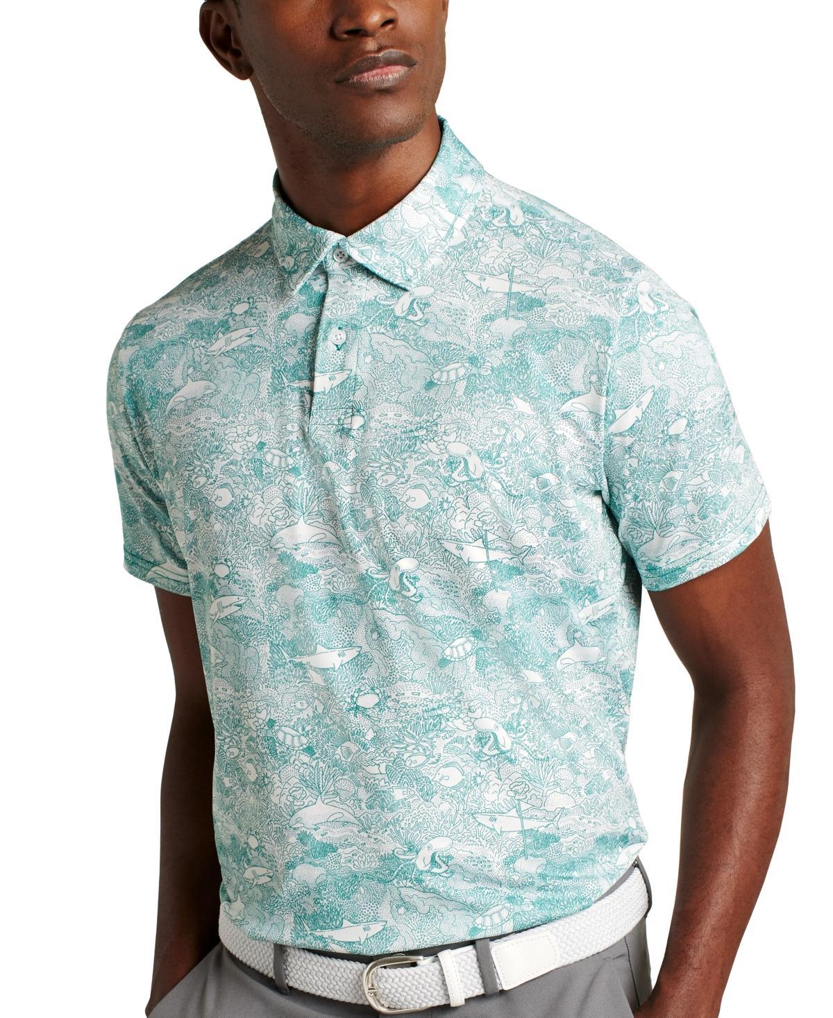 Bonobos Mens Aquatic-Pattern Polo Shirt Product Image