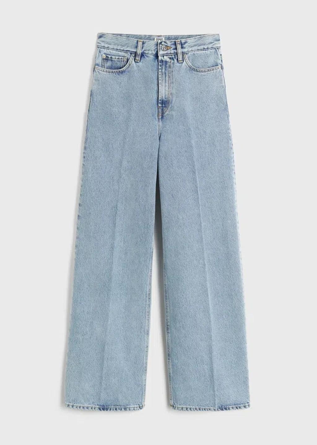 Wide Leg Denim Cool Blue Product Image