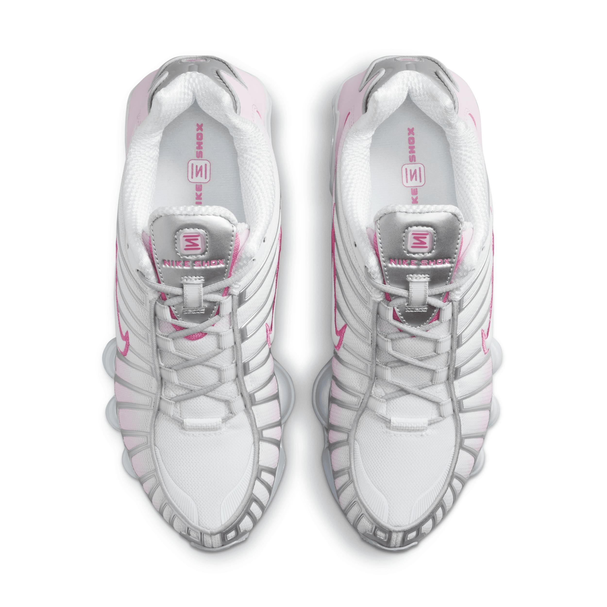 Nike Womens Nike Shox TL - Womens Shoes Pinksicle/Metallic Platinum/Pink Foam Product Image