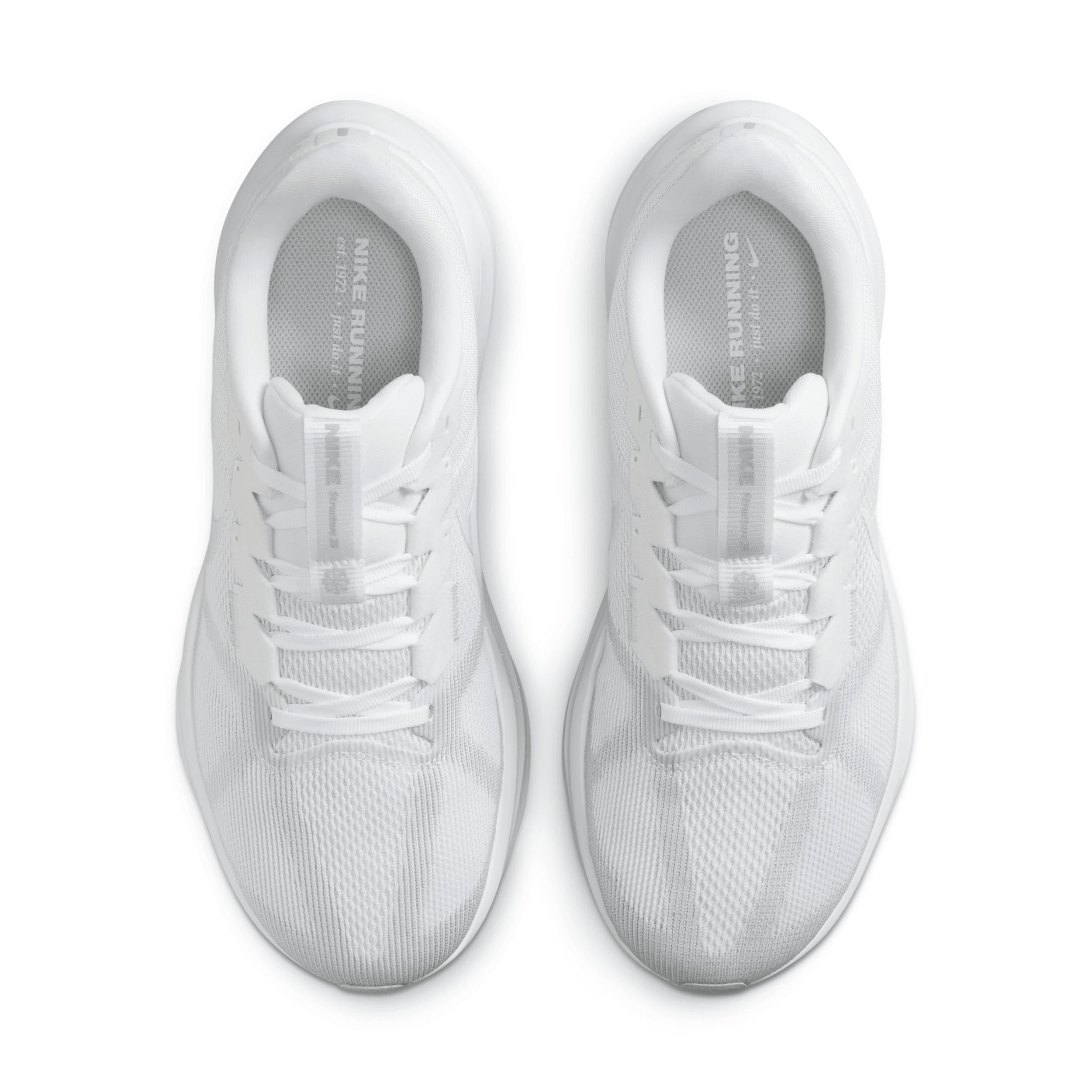 Nike Mens Nike Air Zoom Structure 25 Wide - Mens Running Shoes White/White/Pure Platinum Product Image