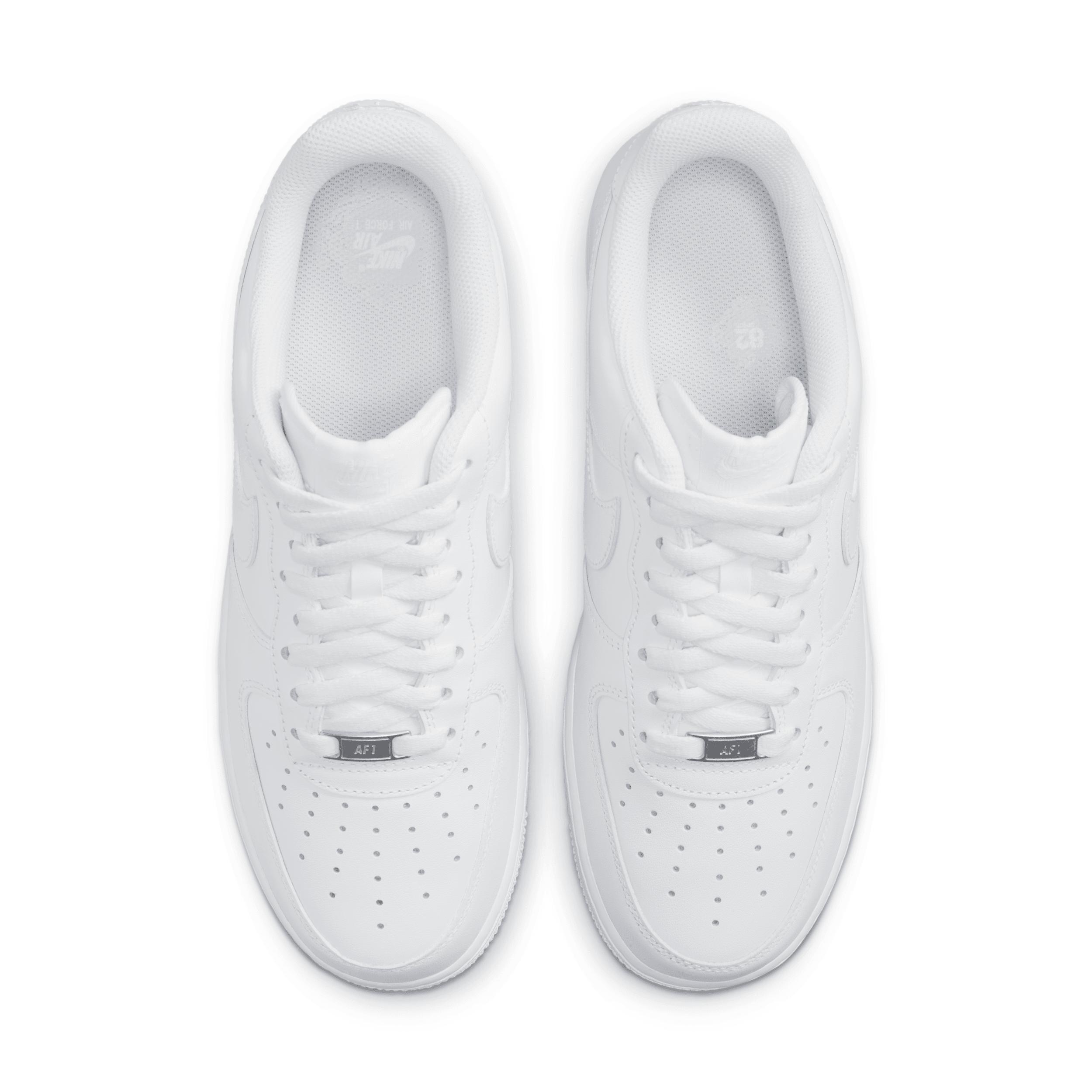 Nike Mens Nike Air Force 1 07 LE - Mens Basketball Shoes White/White Product Image