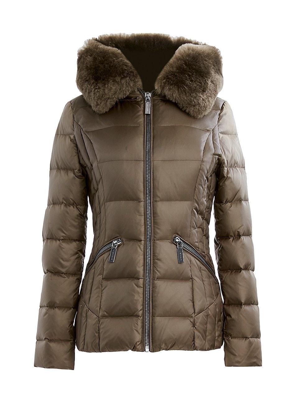 Womens Nikki Hooded Down Puffer Jacket Product Image