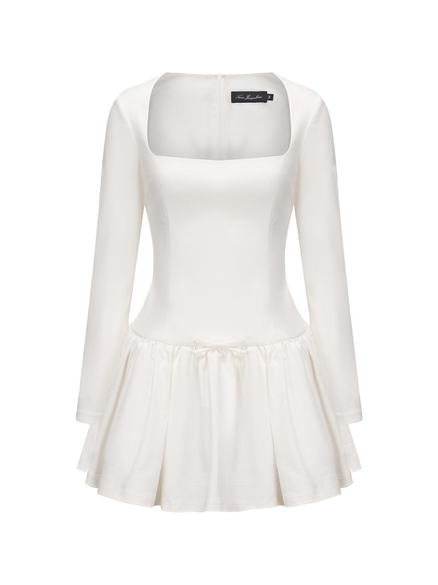 Audrina Dress (White) Product Image