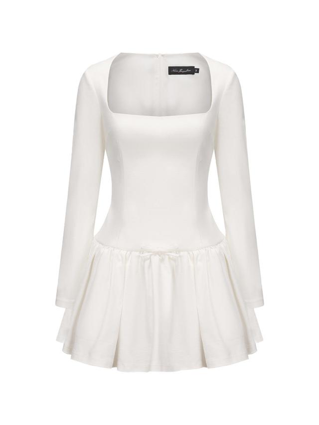 Audrina Dress (White) Product Image