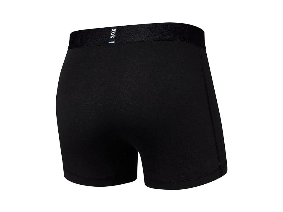 SAXX UNDERWEAR Droptemp Cooling Cotton Trunks Fly (Black) Men's Underwear Product Image