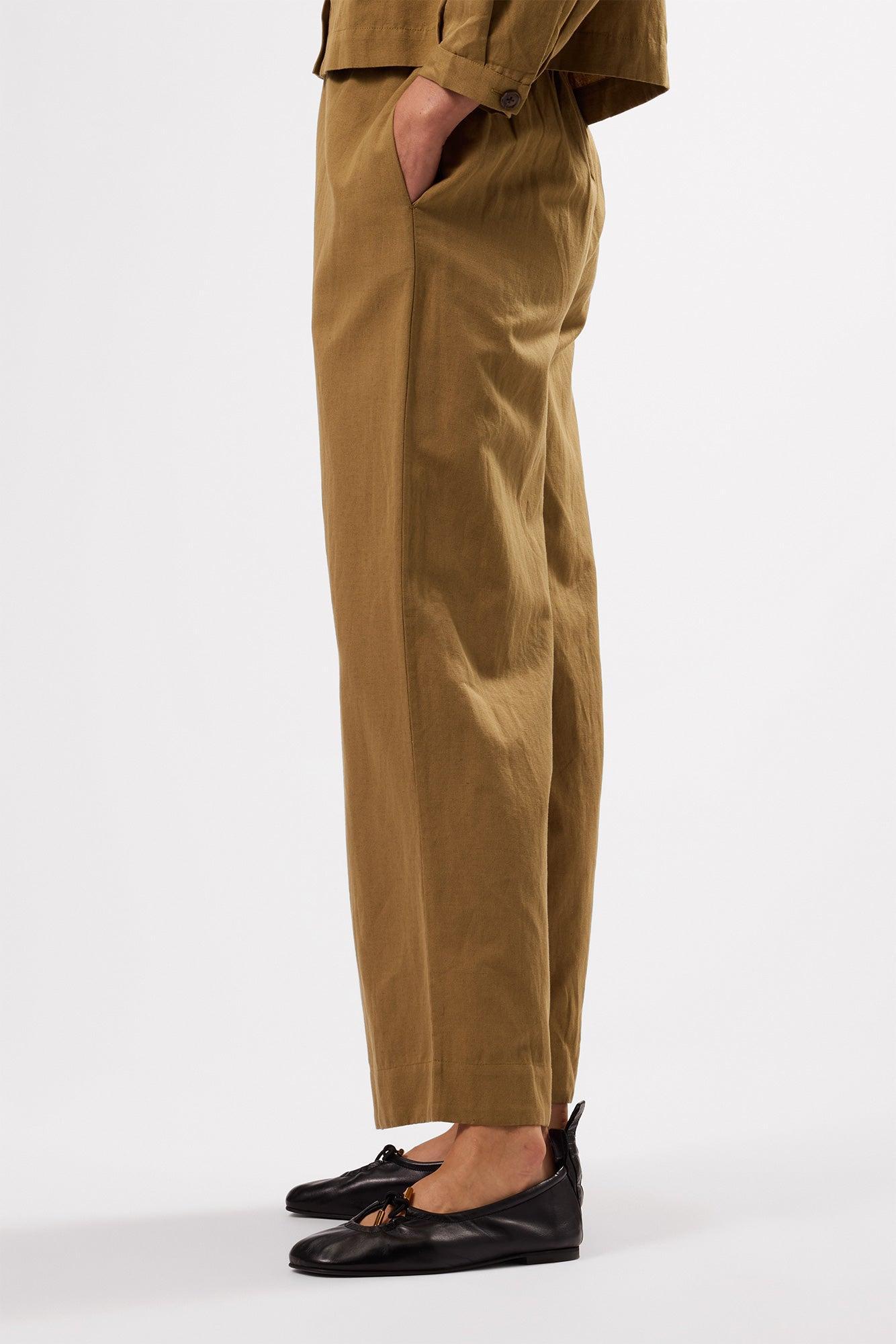 Malia Cotton Linen Pant - Elm Product Image