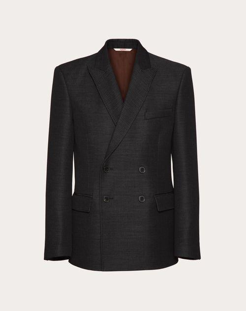 DOUBLE-BREASTED WOOL JACKET Product Image