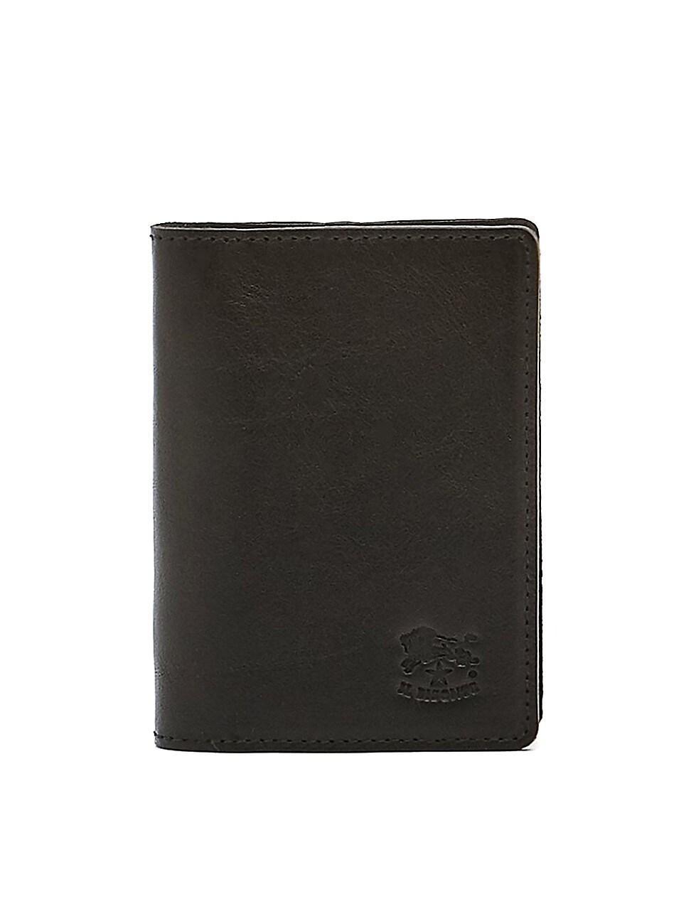 Womens Classic Leather Bi-Fold Card Case Product Image