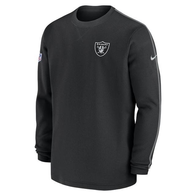 Las Vegas Raiders Sideline Coach Mens Nike Mens NFL Long-Sleeve Top Product Image