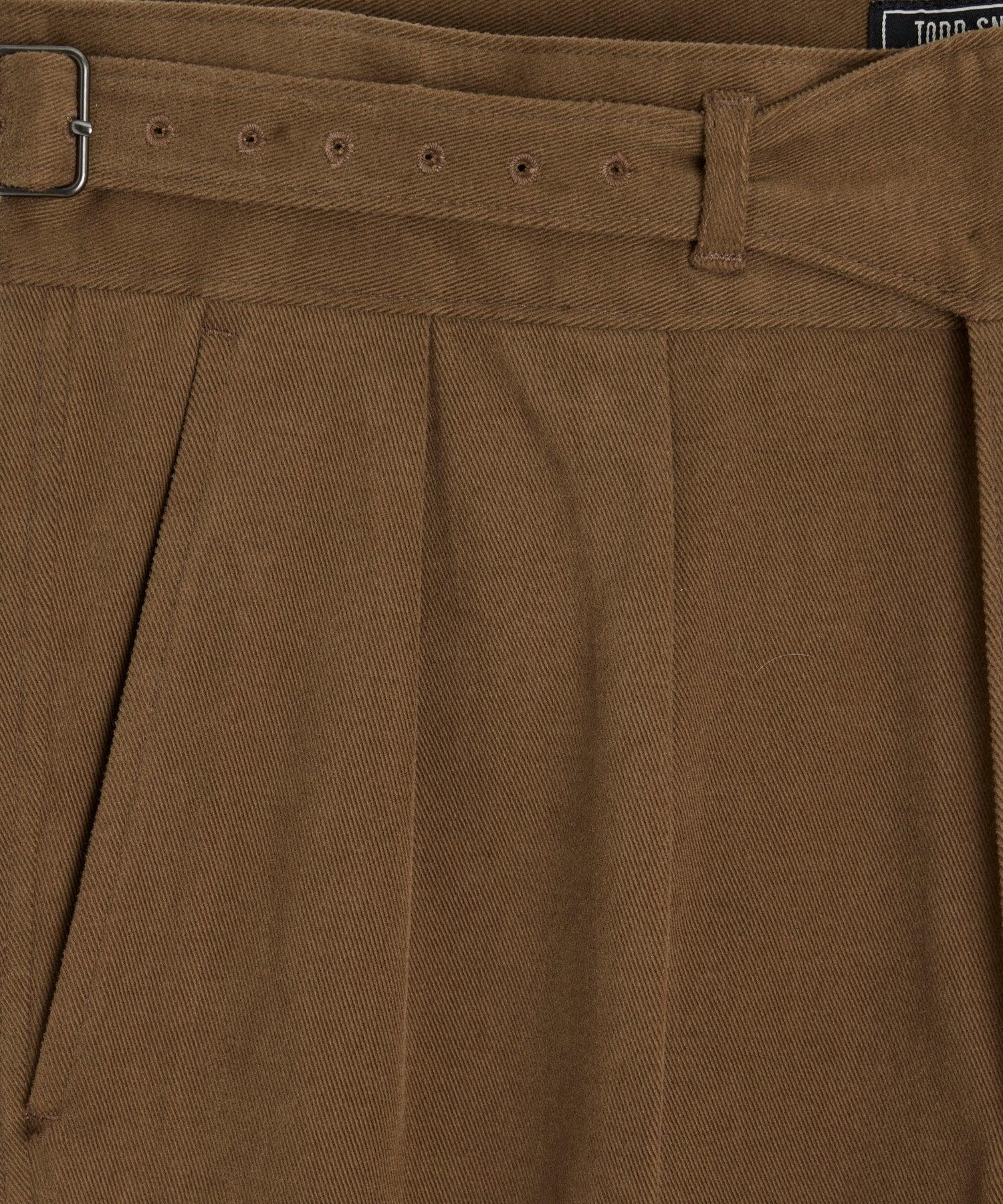 Italian Brushed Cotton Gurkha Trouser Product Image