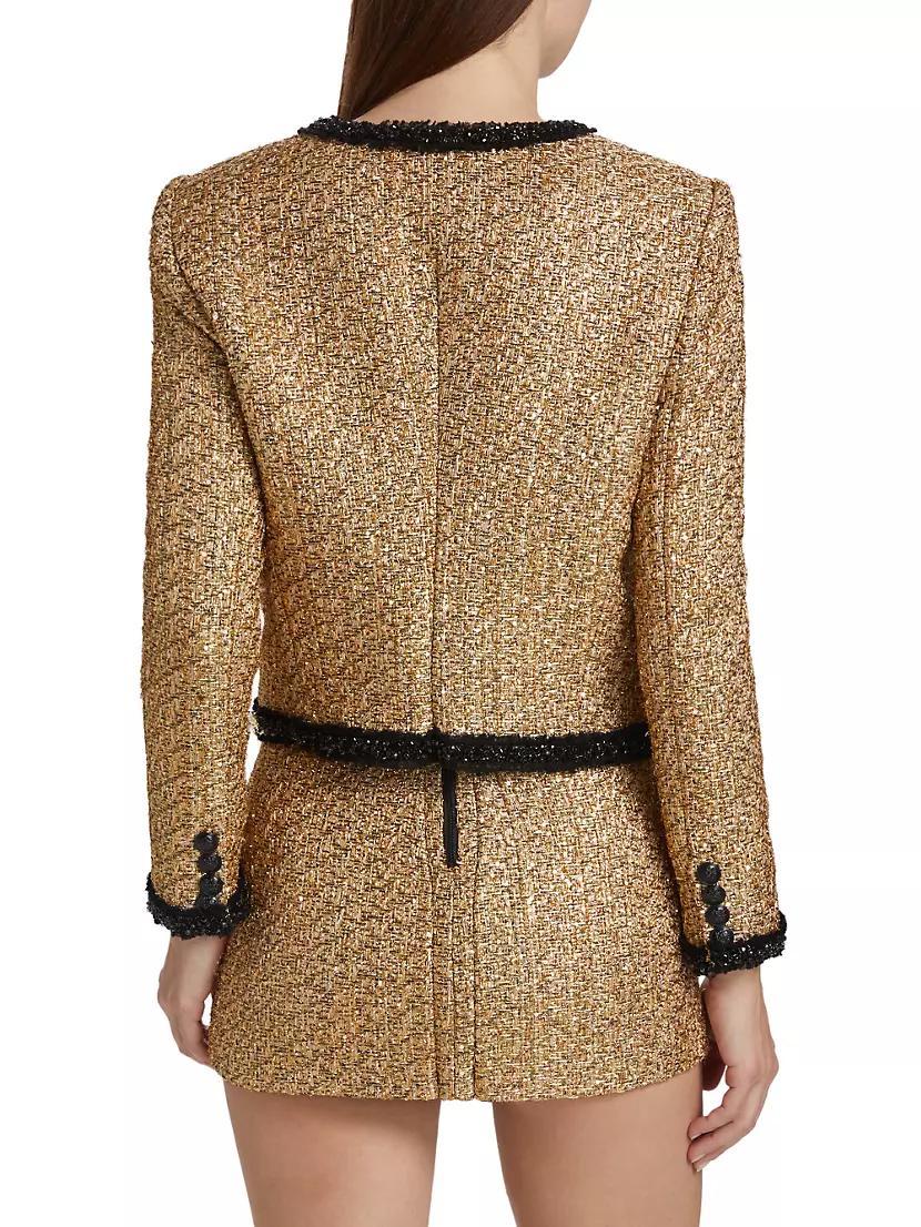 Landon Metallic Tweed Box Jacket Product Image