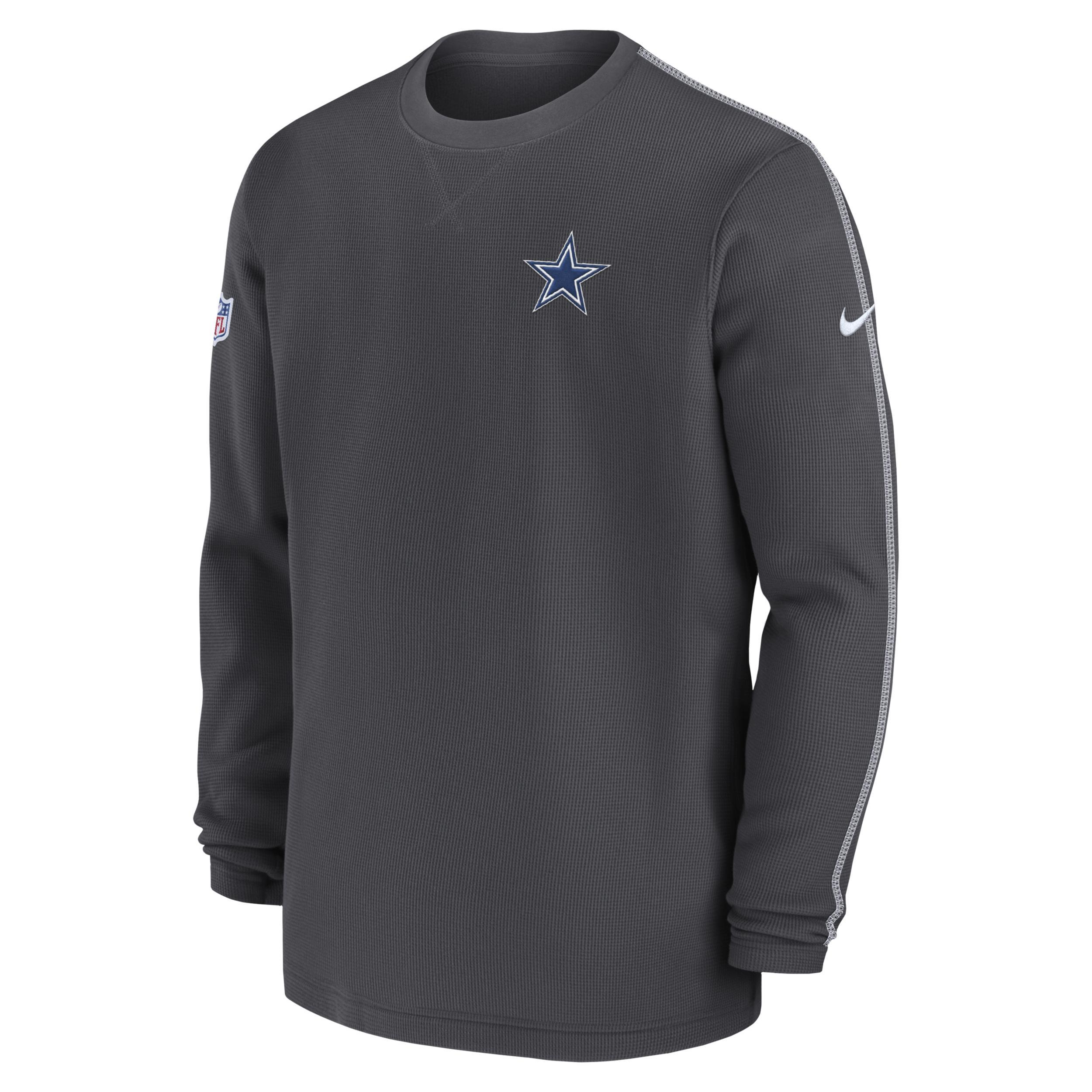 Dallas Cowboys Sideline Coach Men’s Nike Men's NFL Long-Sleeve Top Product Image