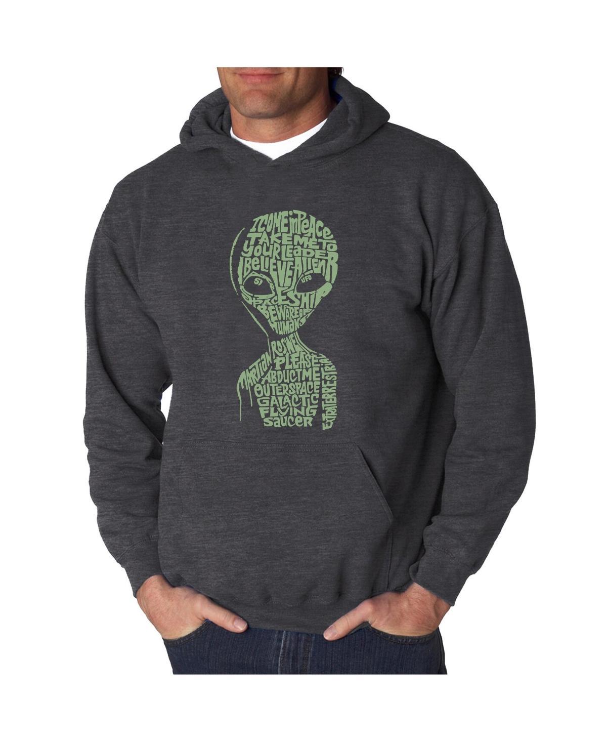 La Pop Art Mens Word Art Hoodie - Area 51 Product Image