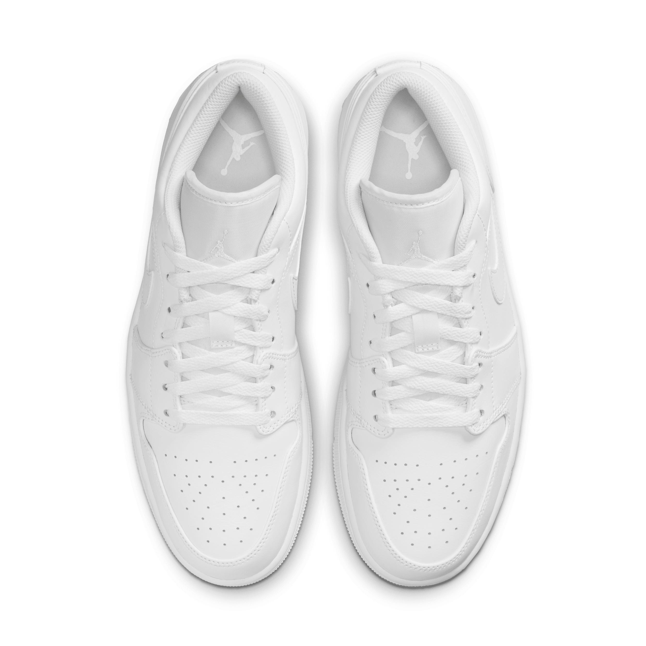 Jordan Mens Air 1 Low - Shoes White/White/White Product Image