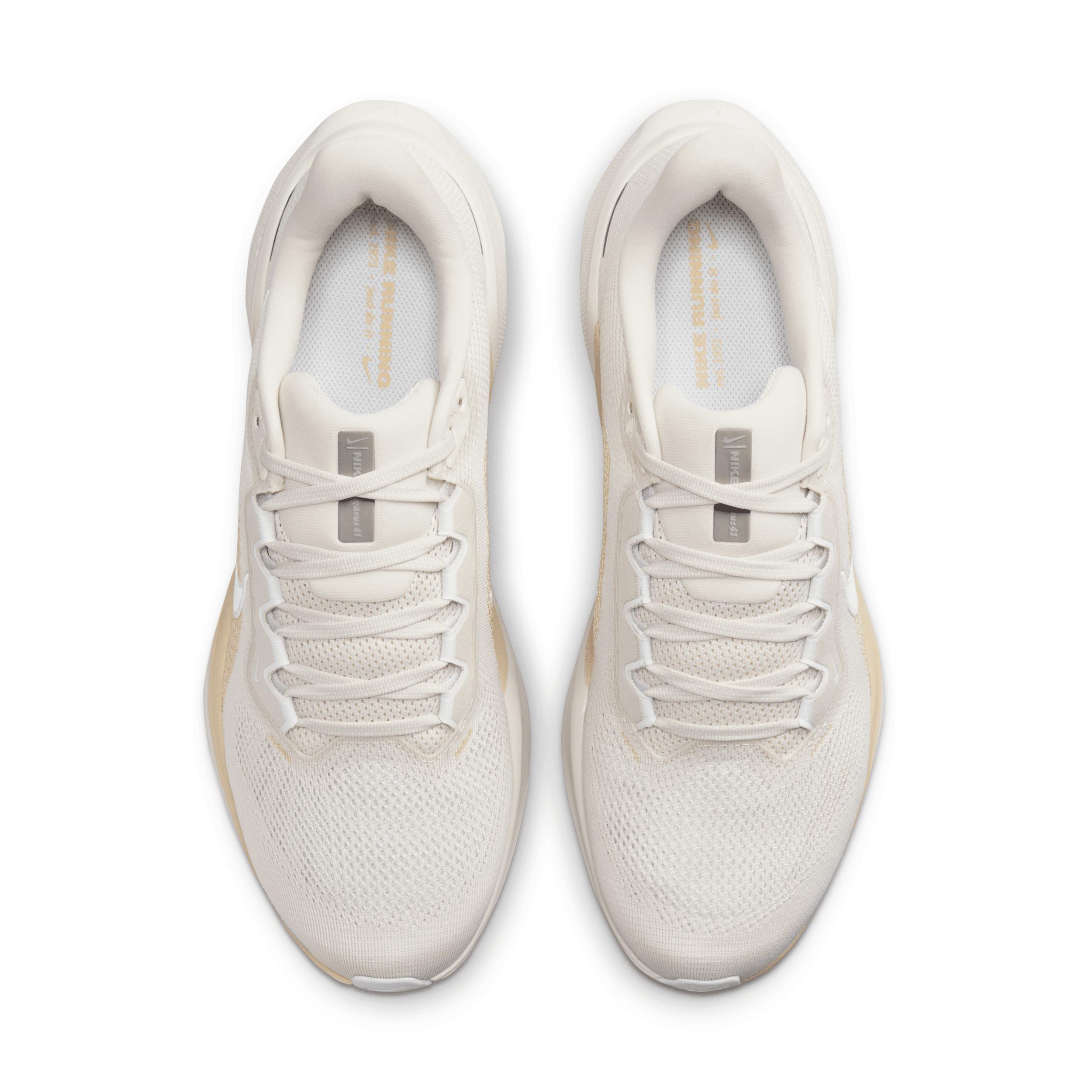 Nike Mens Nike Air Zoom Pegasus 41 - Mens Running Shoes White/Tan Product Image