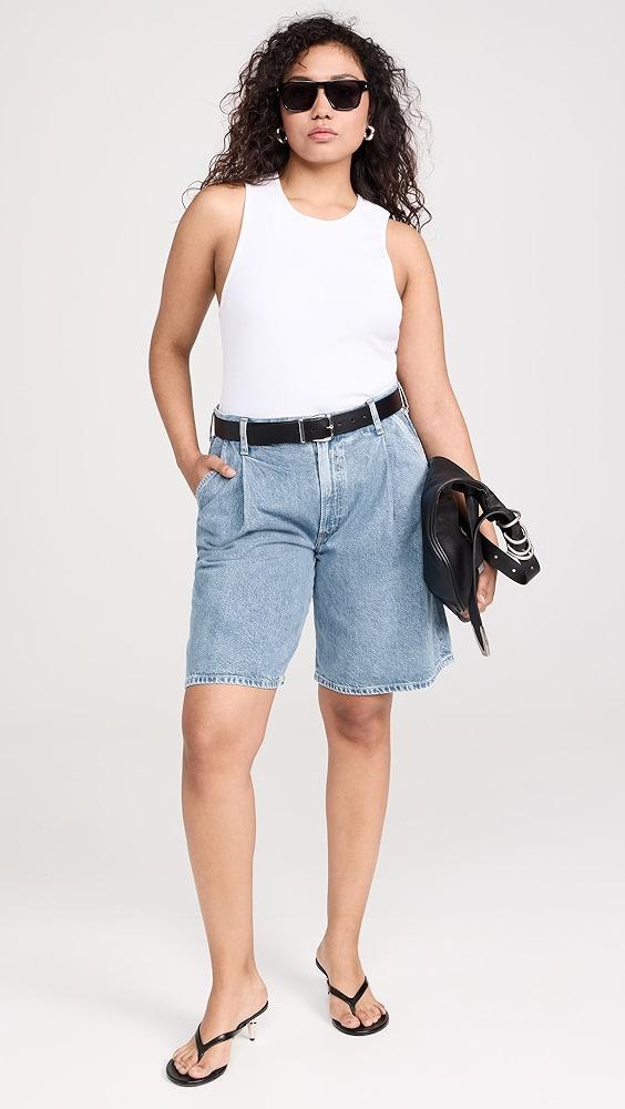 AGOLDE Ellis Trouser Shorts | Shopbop Product Image