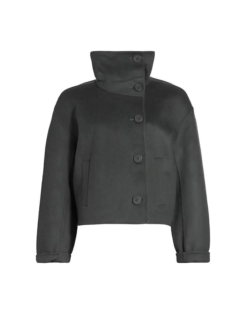 Zendaya Wool-Blend Crop Jacket Product Image