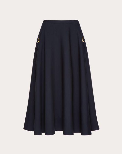 CREPE COUTURE MIDI SKIRT  Product Image