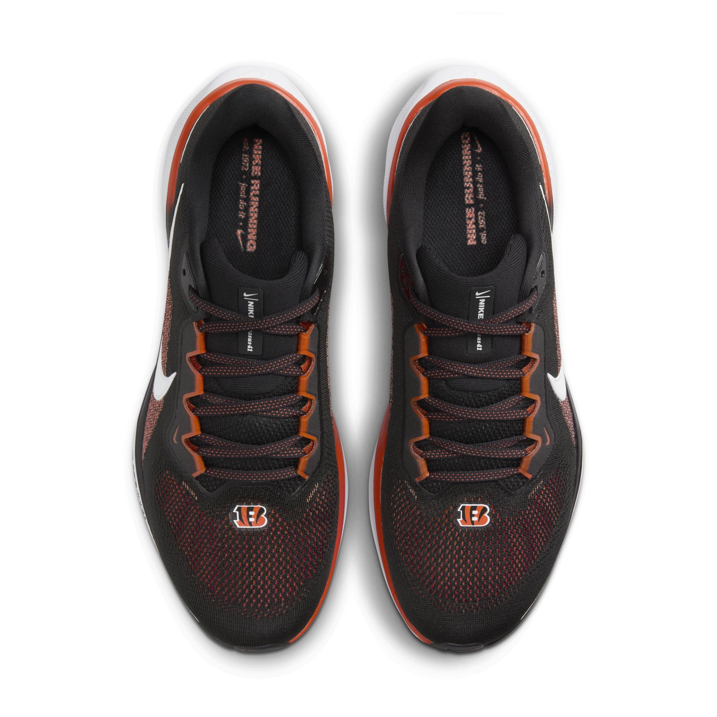 Nike Men's Pegasus 41 NFL Cincinnati Bengals Road Running Shoes Product Image