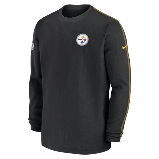 NIKE Men's Black Pittsburgh Steelers 2024 Sideline Coaches Long Sleeve Top Product Image