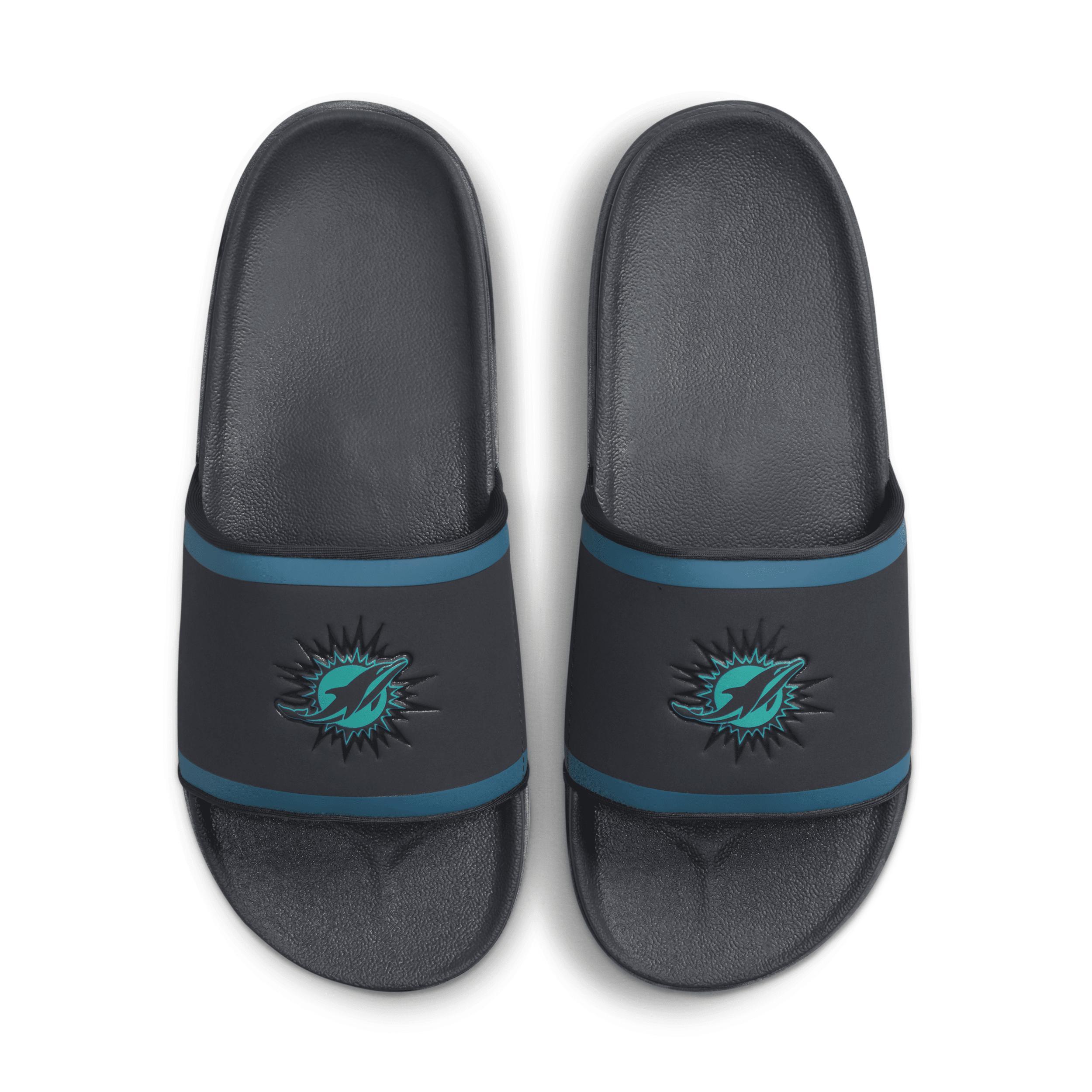 Nike Miami Dolphins Off-Court Wordmark Slide Sandals Product Image