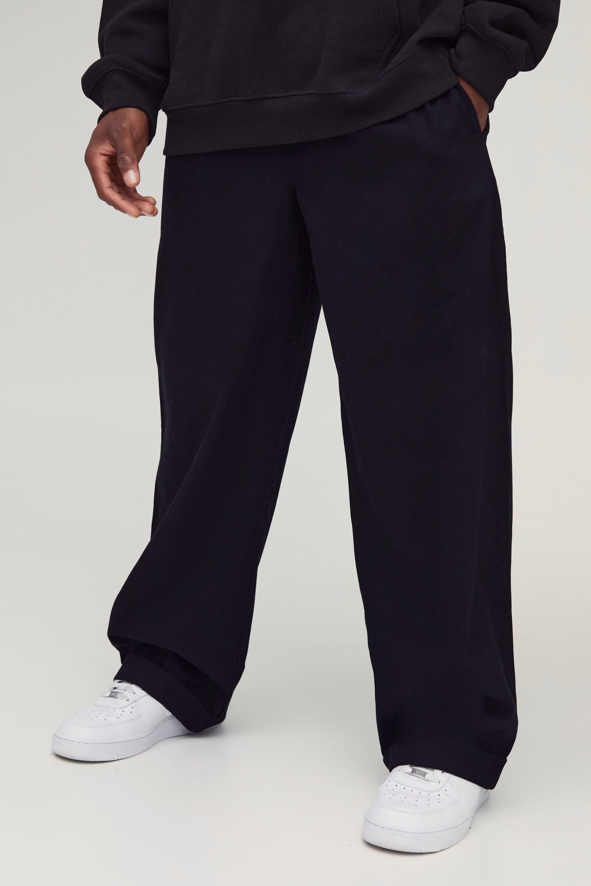 Elasticated Waist Baggy Cuffed Hem Cargo Pants | boohooMAN USA Product Image