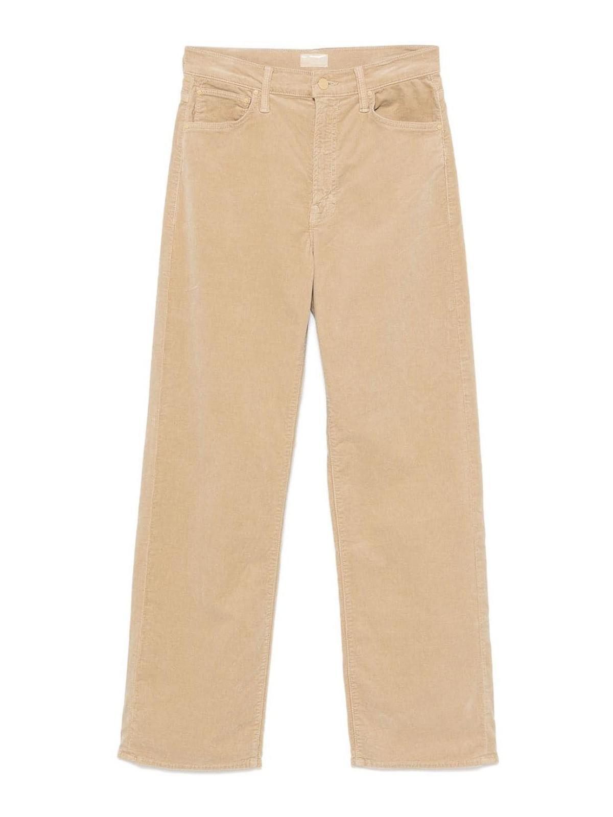 MOTHER The Dodger Trousers In Beige Product Image