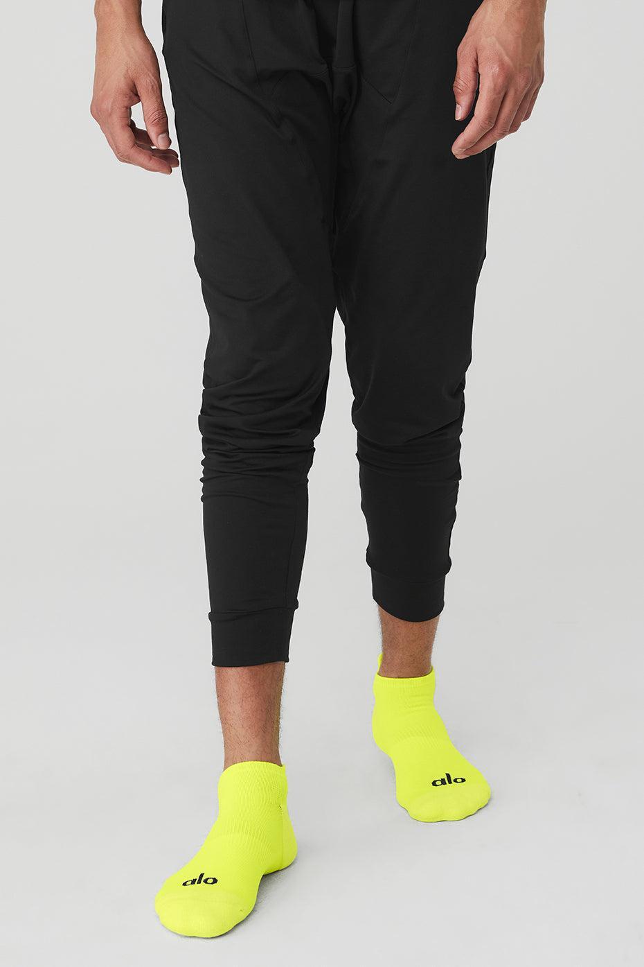 Men's Performance Tab Sock - Highlighter/Black Product Image