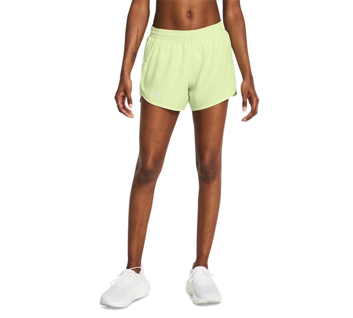 Women's Fly By Mesh-Panel Running Shorts Product Image