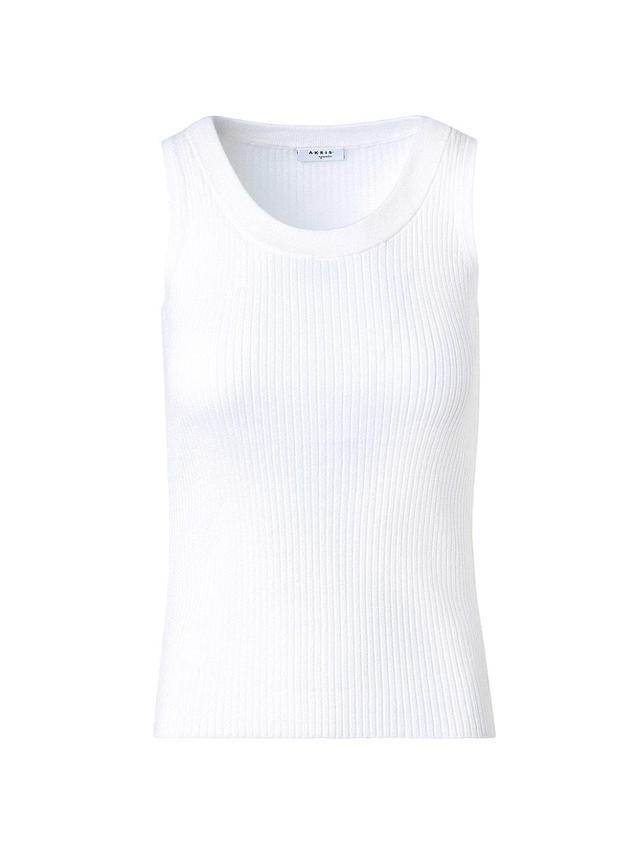 Womens Cotton Rib-Knit Tank Product Image