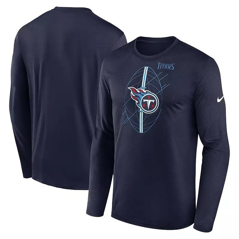 Mens Nike College Navy Seattle Seahawks Legend Icon Long Sleeve T-Shirt Product Image