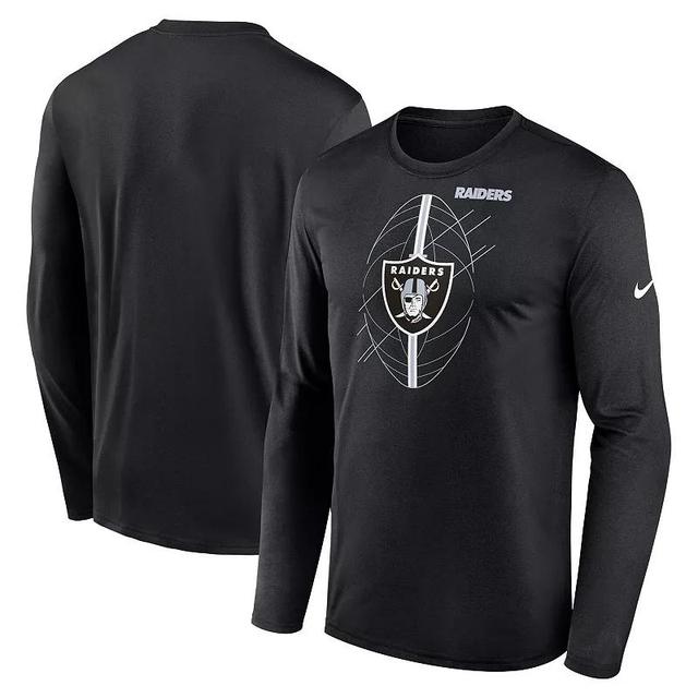 Mens Nike Black Dallas Cowboys Legend Icon Long Sleeve T-Shirt Product Image