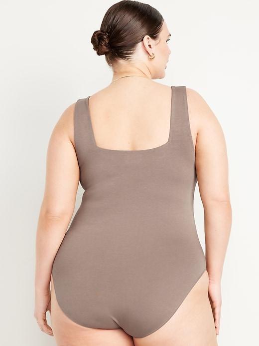 Square-Neck Tank Top Bodysuit Product Image