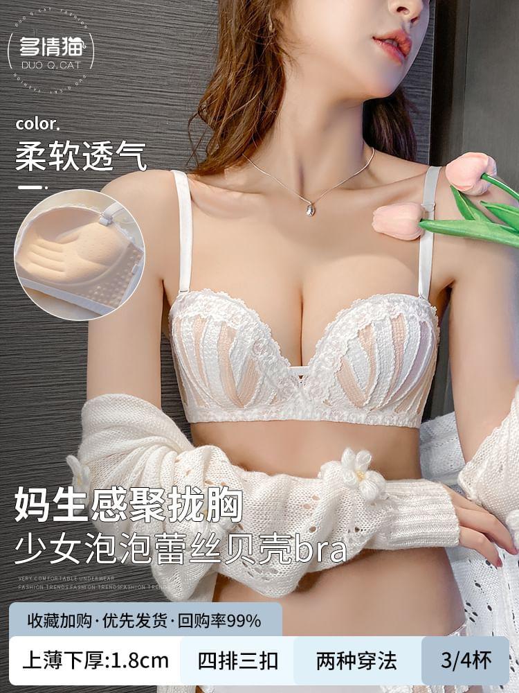 Lace Push Up Bra / Panty / Set Product Image