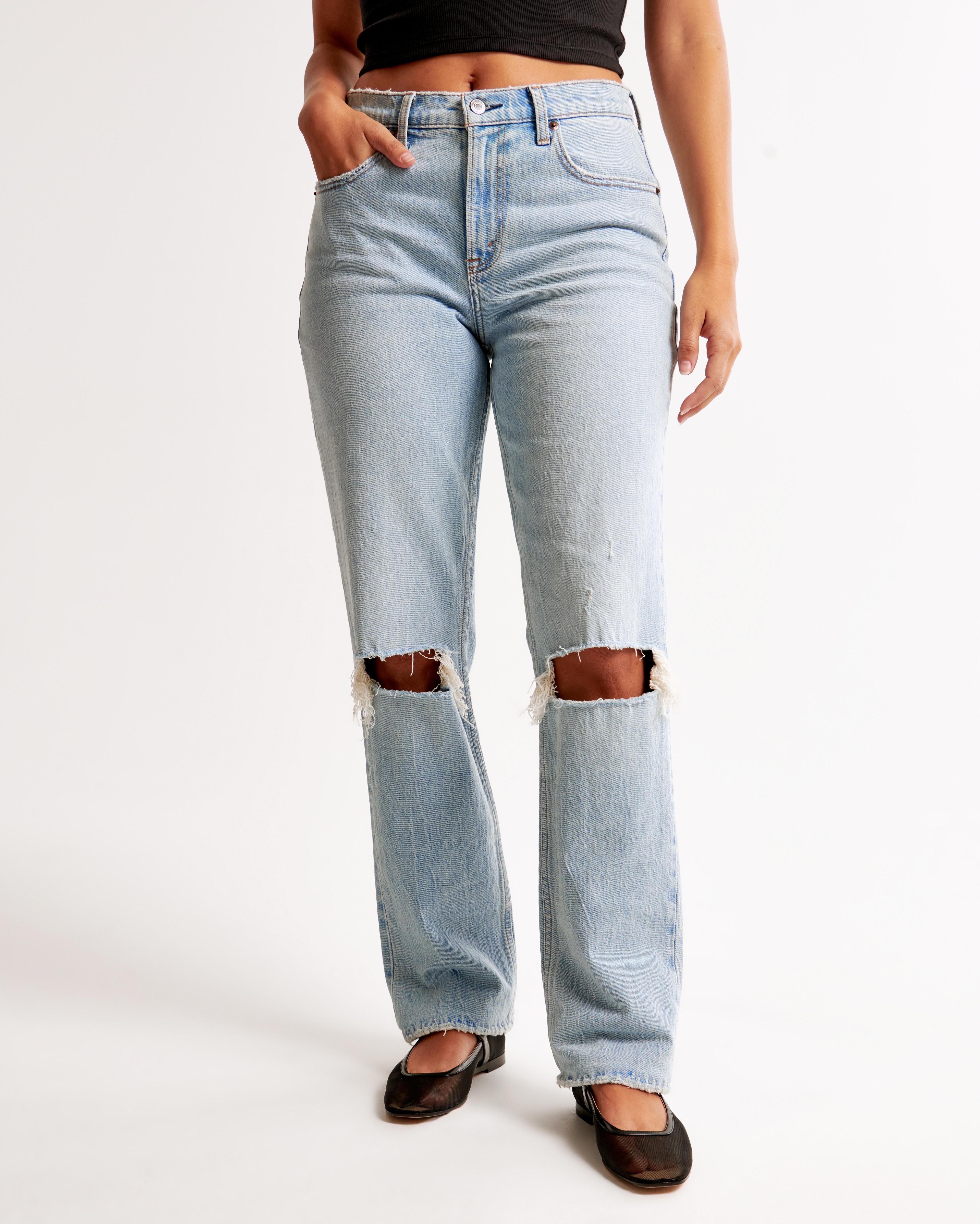 Curve Love Mid Rise 90s Straight Jean Product Image