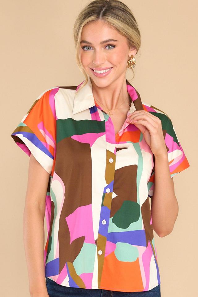 Foster Shape Shifter Multi Print Top Product Image