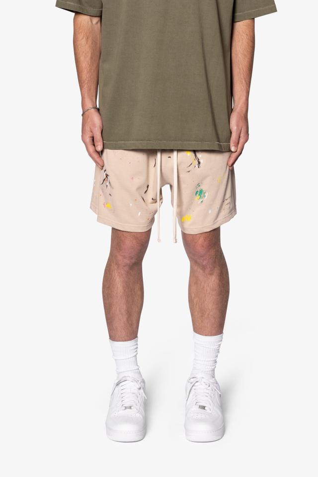 Painter Fleece Shorts - Off White Product Image