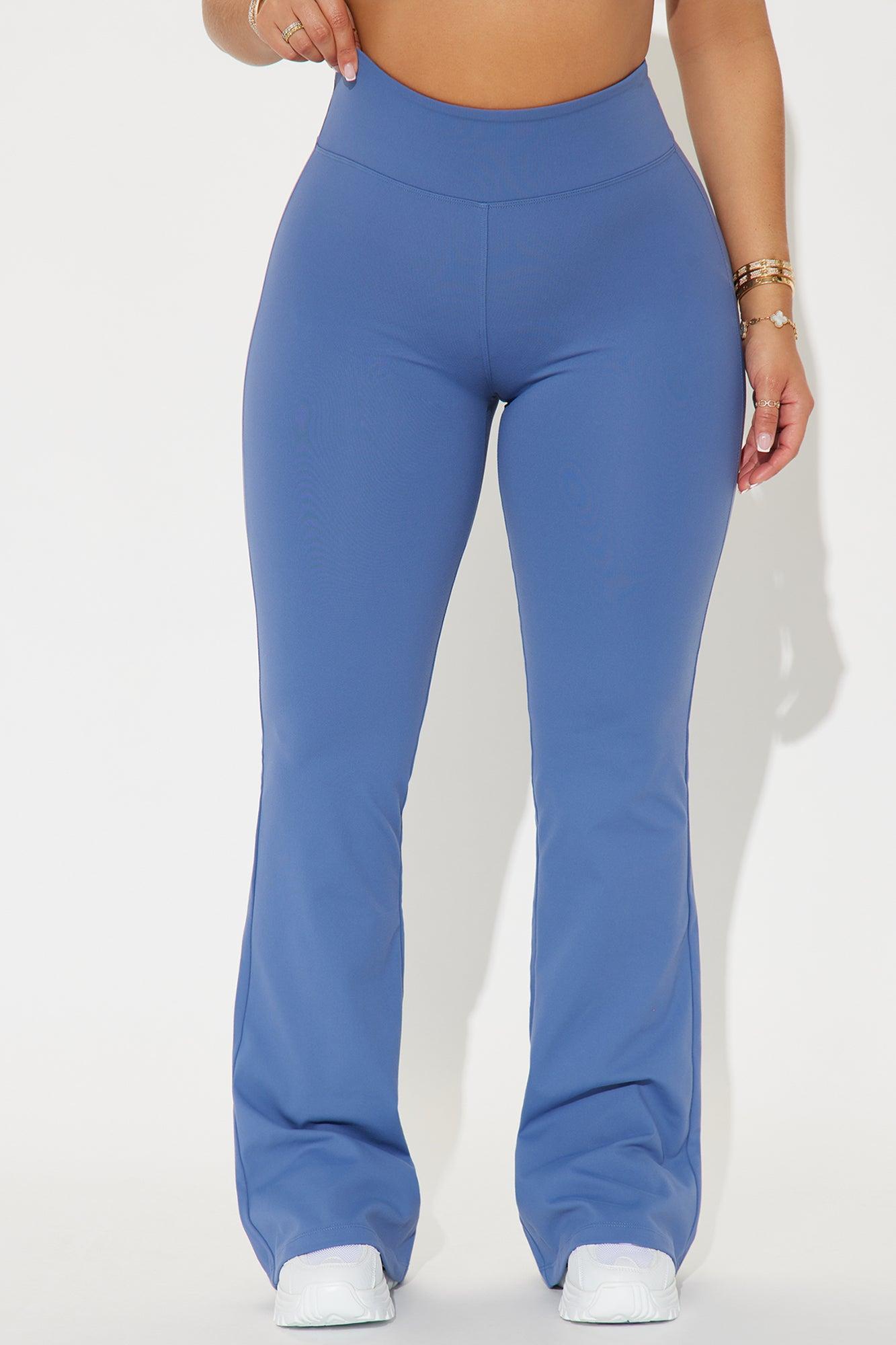 Body Burn Super Soft Active Yoga Pant - Slate Blue Product Image