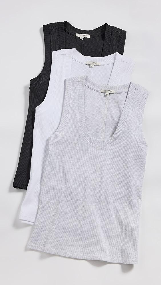 Z Supply Sirena Tank 3 Pack | Shopbop Product Image