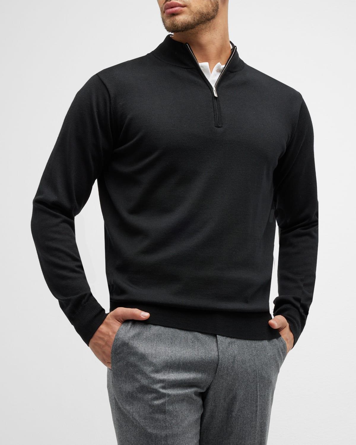 Mens Autumn Crest Quarter-Zip Sweater Product Image